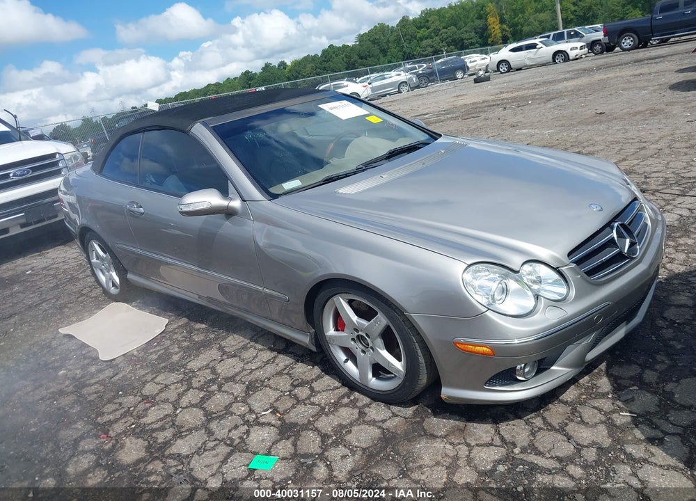 2007 MERCEDES-BENZ CLK 550 VIN: WDBTK72F07T086306