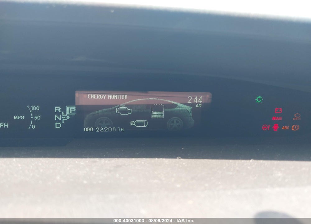 2012 TOYOTA PRIUS TWO VIN: JTDKN3DUXC1567226
