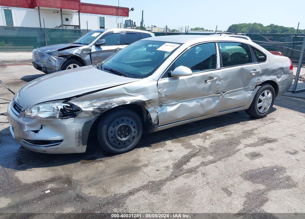 2007 CHEVROLET IMPALA LS VIN: 2G1WB58N679160295