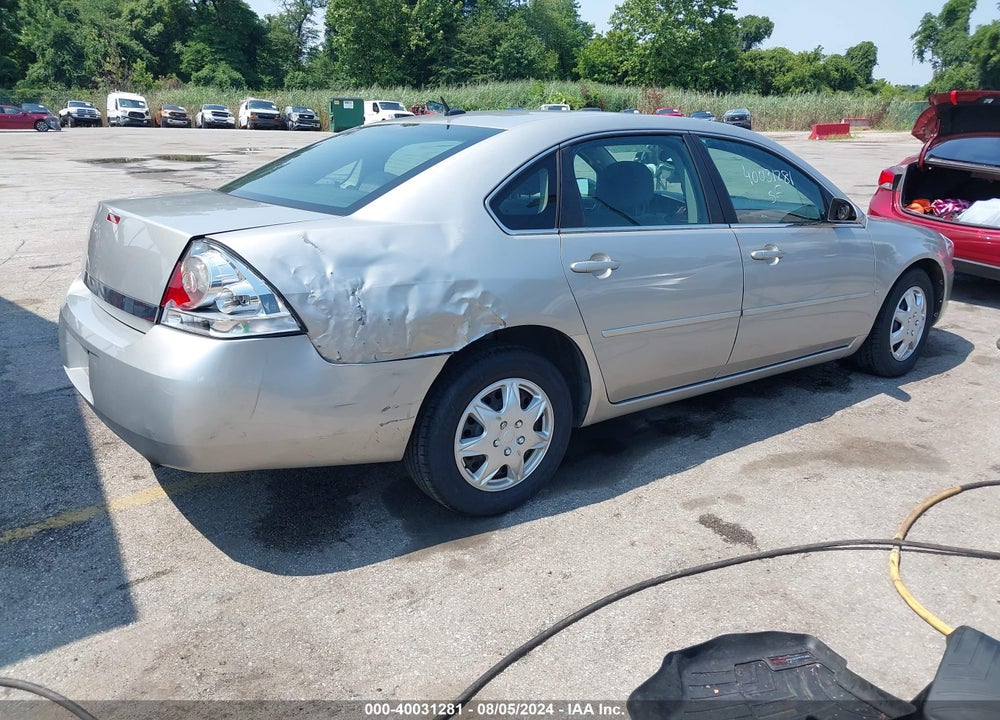 2007 CHEVROLET IMPALA LS VIN: 2G1WB58N679160295