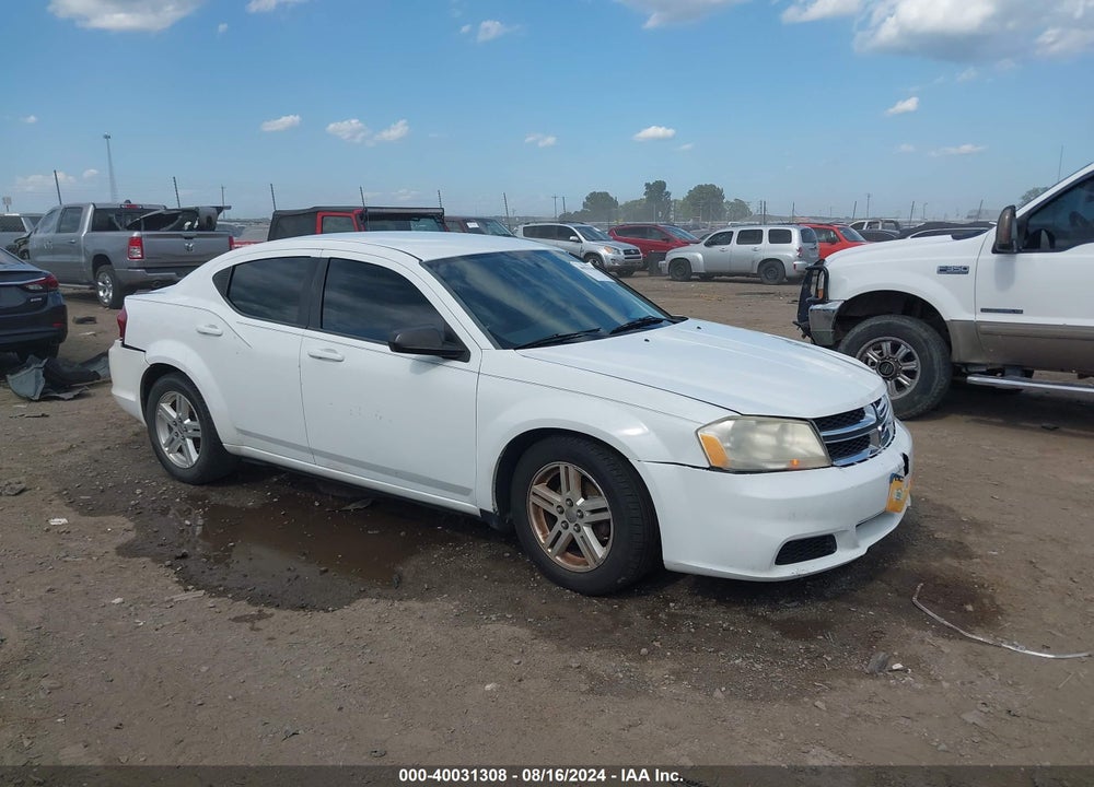2013 DODGE AVENGER SE VIN: 1C3CDZAB6DN529259