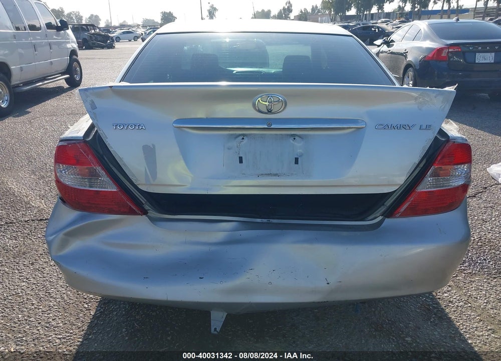 2004 TOYOTA CAMRY LE VIN: 4T1BE32K94U794923