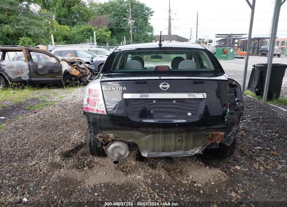 2010 NISSAN SENTRA 2.0 VIN: 3N1AB6AP0AL605334