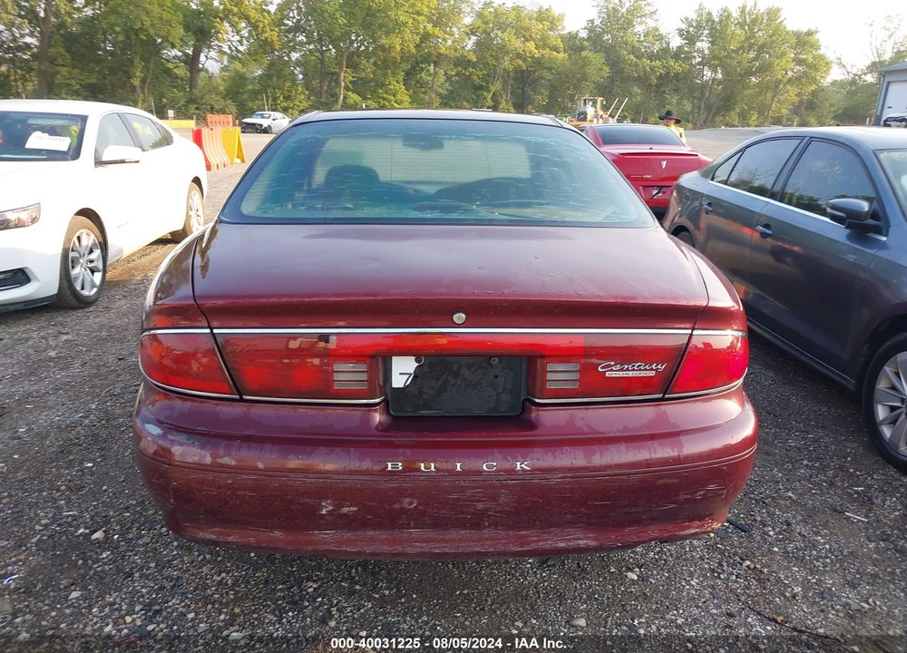 2002 BUICK CENTURY CUSTOM VIN: 2G4WS52J621153489