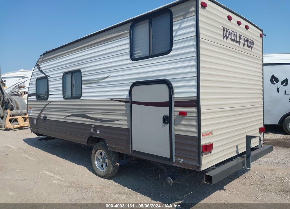 2016 FOREST RIVER CHEROKEE OLF PUP VIN: 4X4TCK611GK031217