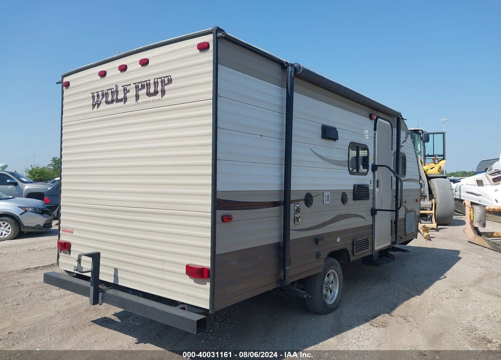 2016 FOREST RIVER CHEROKEE OLF PUP VIN: 4X4TCK611GK031217
