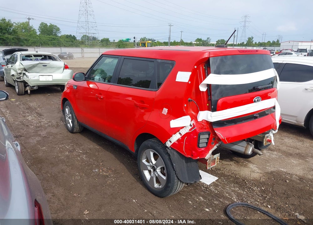 2019 KIA SOUL VIN: KNDJN2A26K7009491