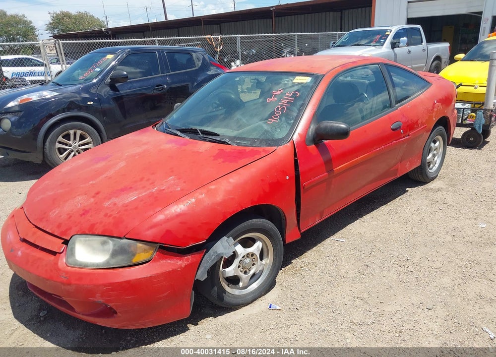 2003 CHEVROLET CAVALIER VIN: 1G1JC12F637332404