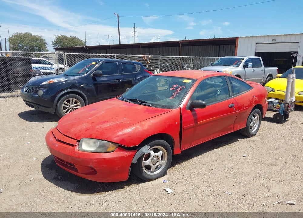 2003 CHEVROLET CAVALIER VIN: 1G1JC12F637332404