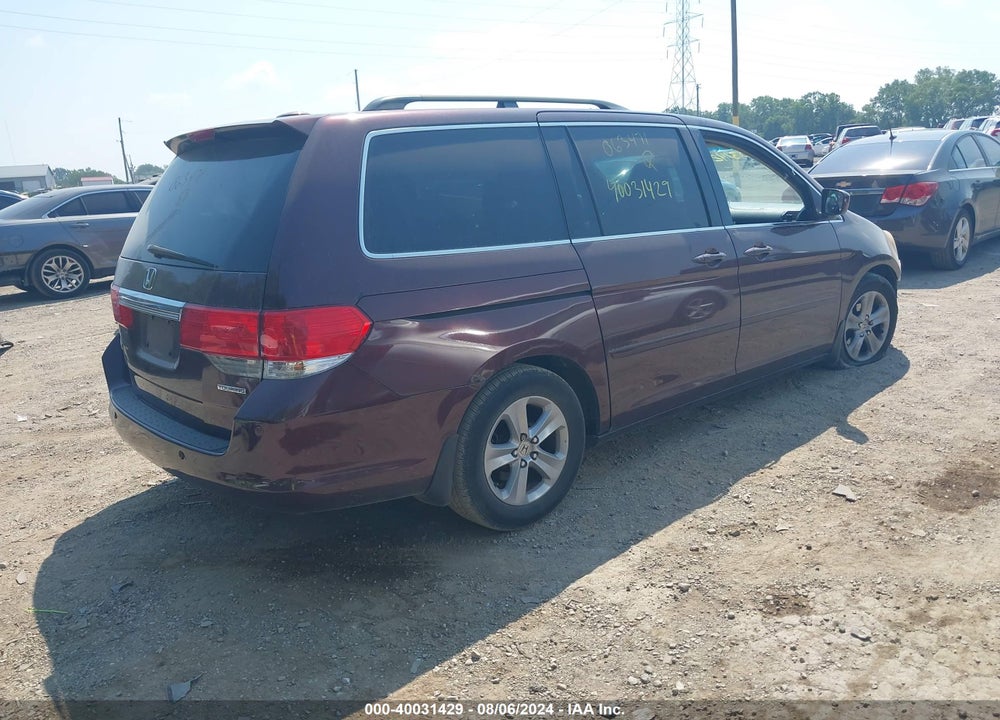 2010 HONDA ODYSSEY TOURING VIN: 5FNRL3H93AB063471