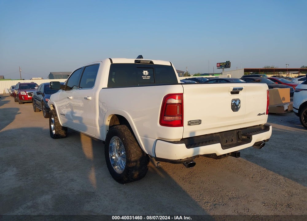 2021 RAM 1500 LIMITED LONGHORN 4X4 5'7 BOX VIN: 1C6SRFKM5MN780773