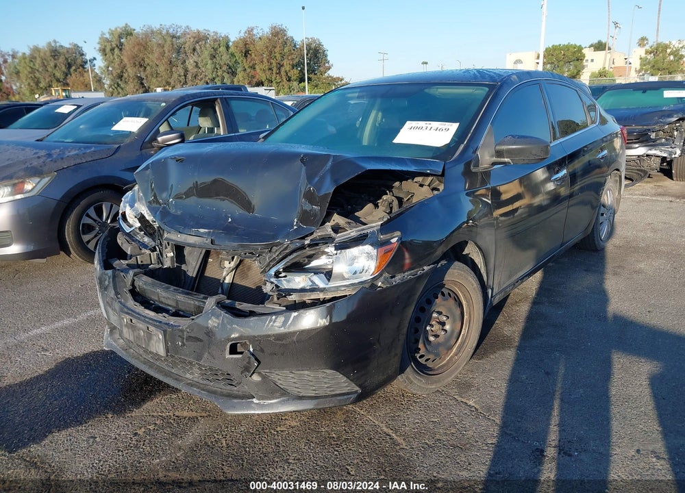 2017 NISSAN SENTRA SV VIN: 3N1AB7AP9HY363548