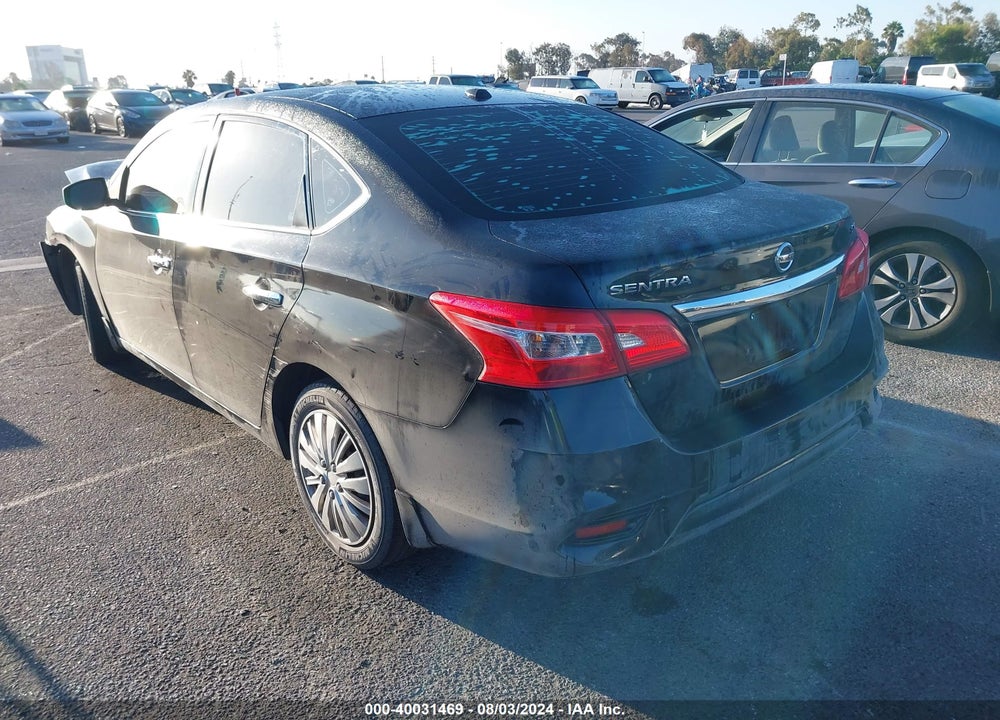 2017 NISSAN SENTRA SV VIN: 3N1AB7AP9HY363548