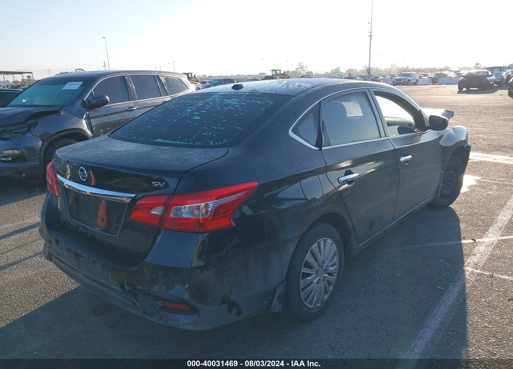2017 NISSAN SENTRA SV VIN: 3N1AB7AP9HY363548