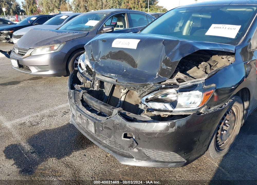 2017 NISSAN SENTRA SV VIN: 3N1AB7AP9HY363548