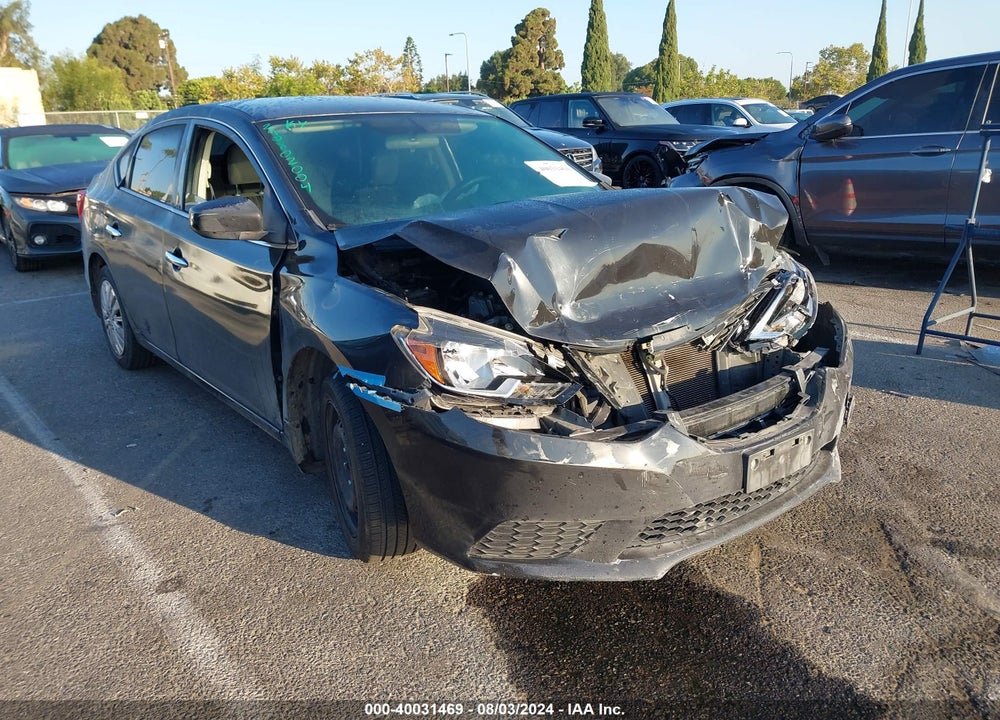 2017 NISSAN SENTRA SV VIN: 3N1AB7AP9HY363548