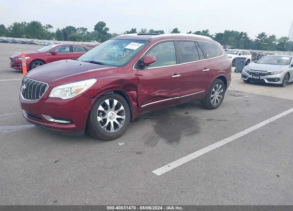 2017 BUICK ENCLAVE LEATHER VIN: 5GAKRBKD9HJ292278
