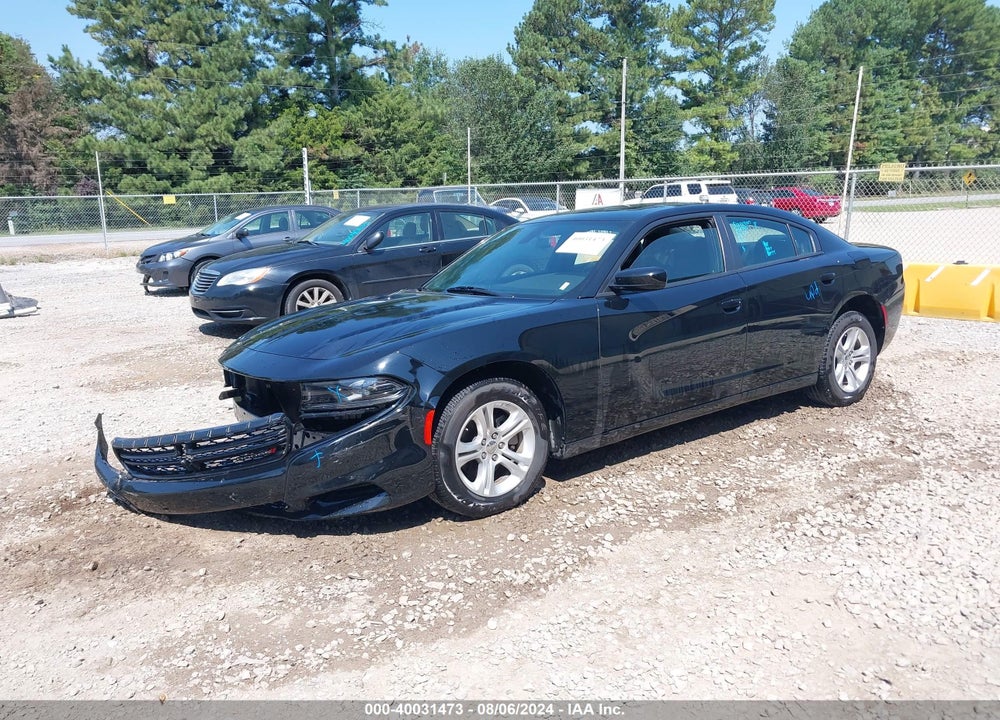 2022 DODGE CHARGER SXT RWD VIN: 2C3CDXBG8NH220207