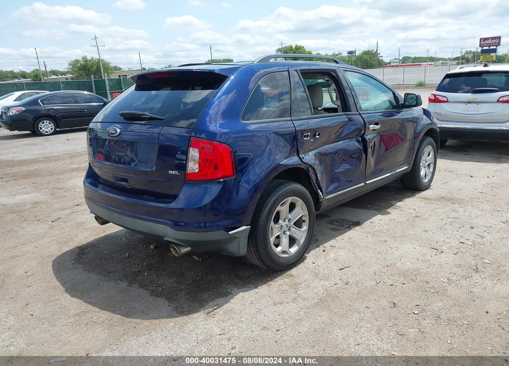 2011 FORD EDGE SEL VIN: 2FMDK3JC1BBA60856