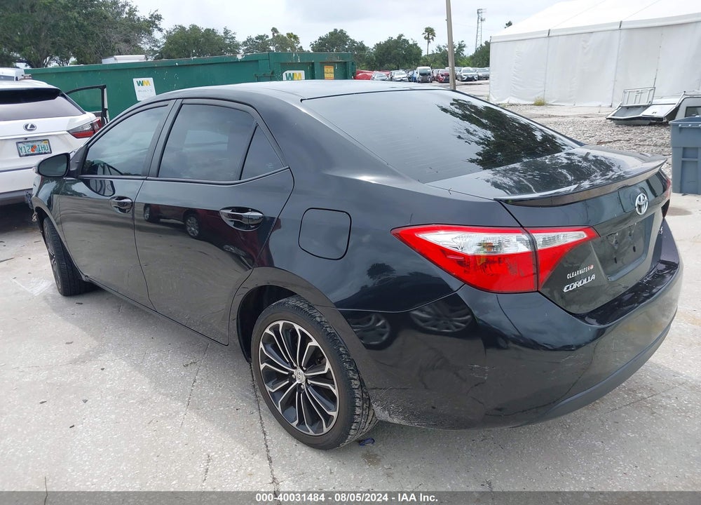 2016 TOYOTA COROLLA S PLUS VIN: 2T1BURHE3GC498468