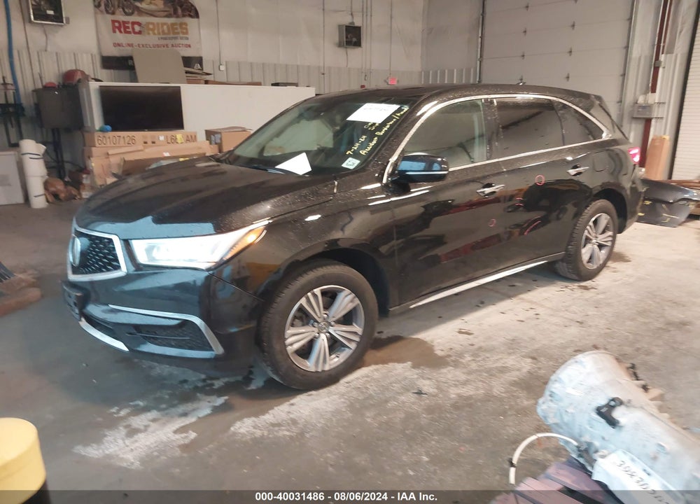 2020 ACURA MDX STANDARD VIN: 5J8YD4H37LL049682