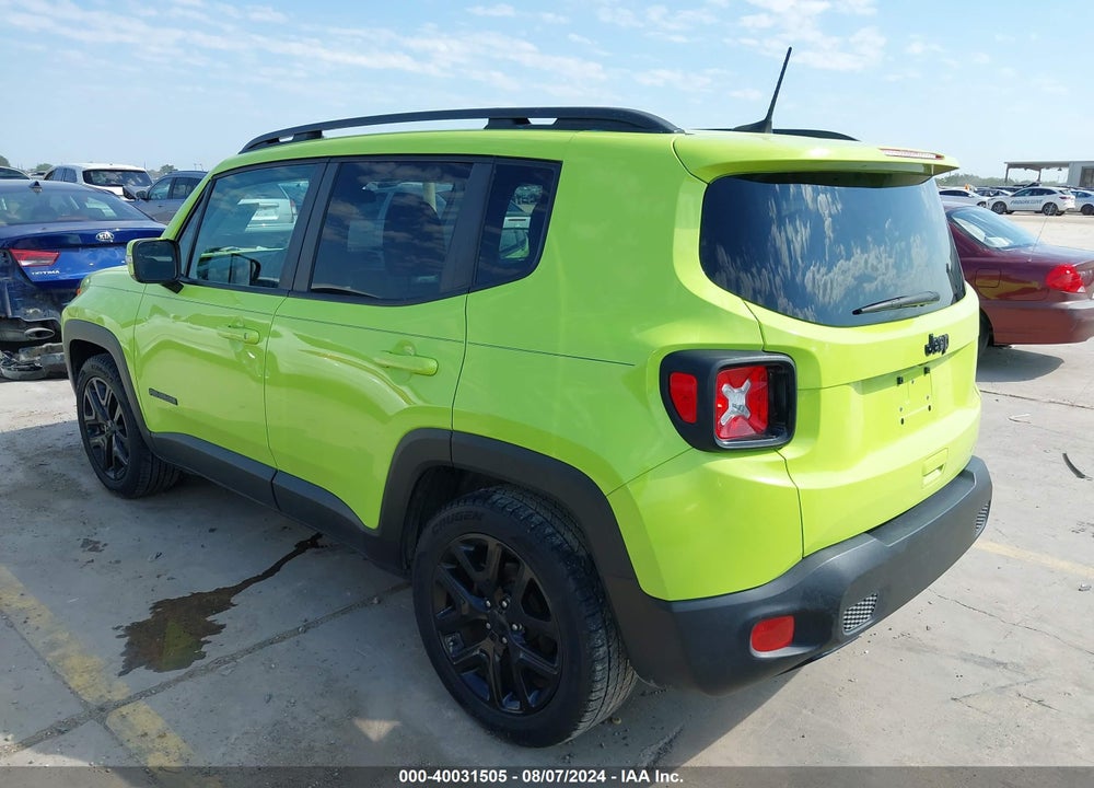 2018 JEEP RENEGADE ALTITUDE FWD VIN: ZACCJABB8JPG89005