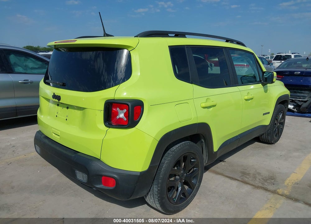 2018 JEEP RENEGADE ALTITUDE FWD VIN: ZACCJABB8JPG89005
