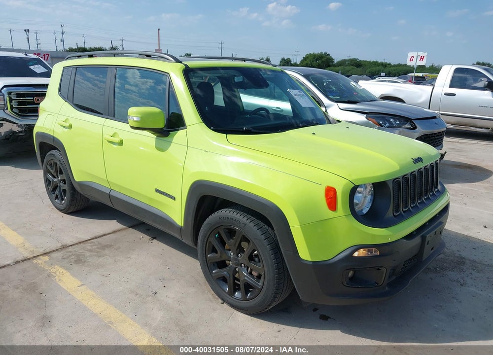 2018 JEEP RENEGADE ALTITUDE FWD VIN: ZACCJABB8JPG89005