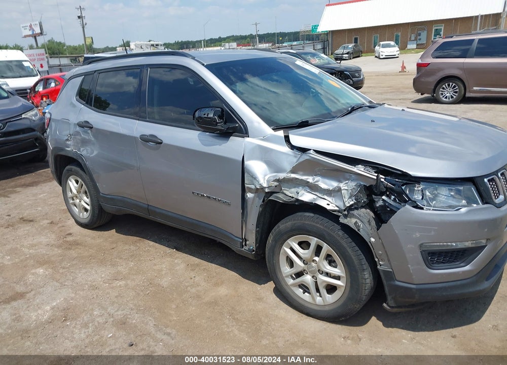 2018 JEEP COMPASS SPORT FWD VIN: 3C4NJCAB4JT461971