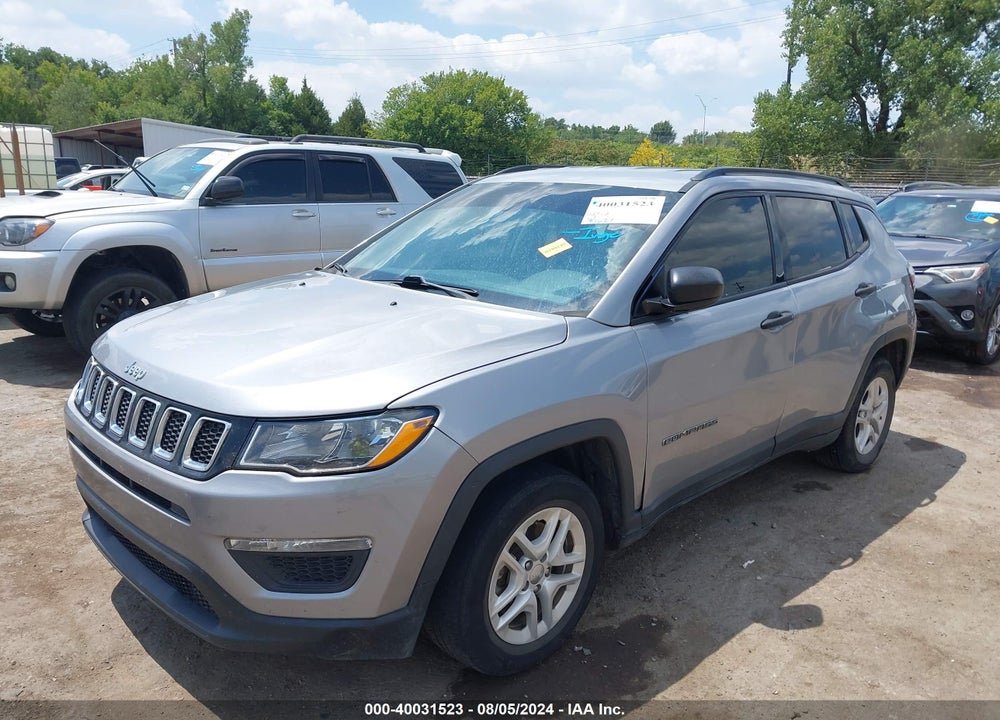 2018 JEEP COMPASS SPORT FWD VIN: 3C4NJCAB4JT461971
