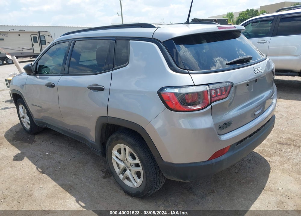 2018 JEEP COMPASS SPORT FWD VIN: 3C4NJCAB4JT461971