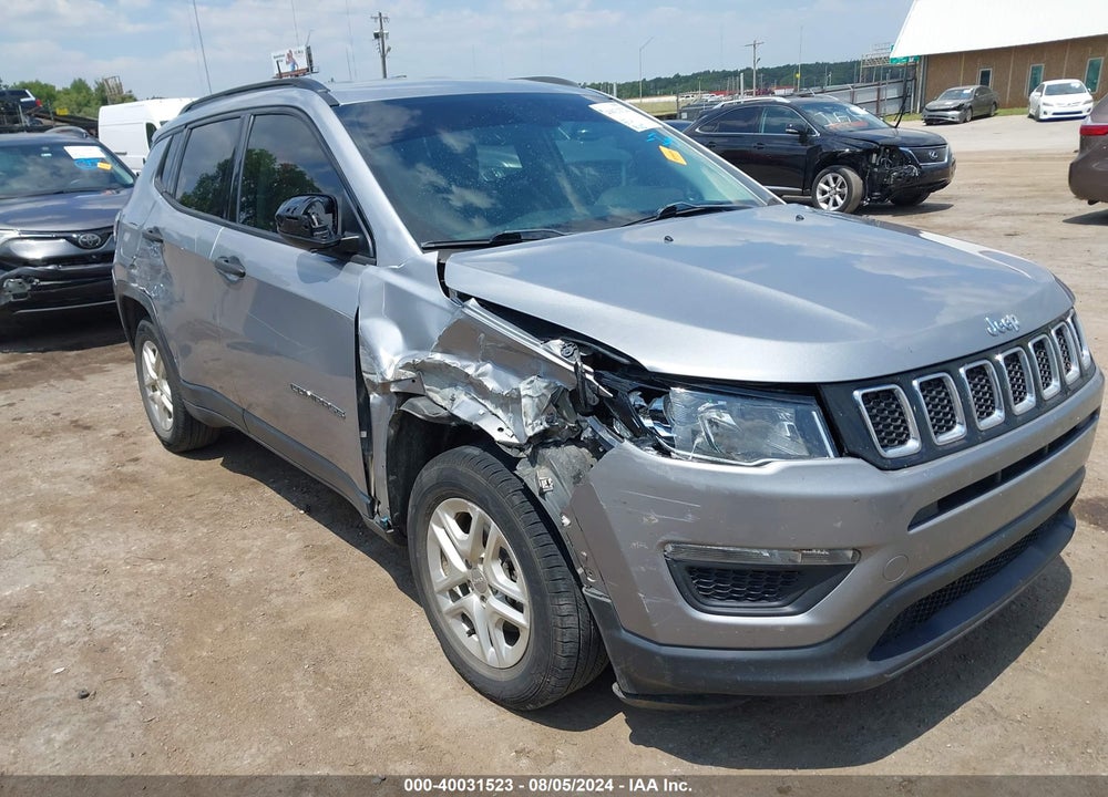 2018 JEEP COMPASS SPORT FWD VIN: 3C4NJCAB4JT461971