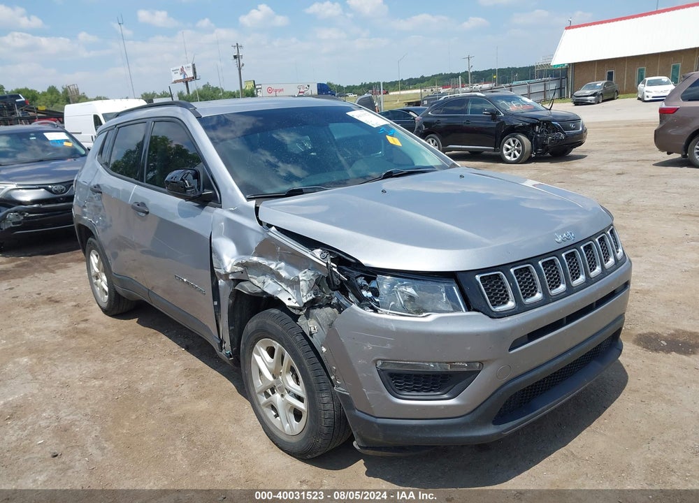 2018 JEEP COMPASS SPORT FWD VIN: 3C4NJCAB4JT461971