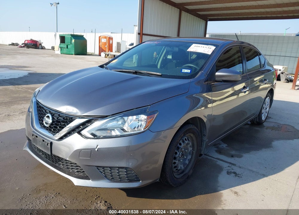 2016 NISSAN SENTRA S VIN: 3N1AB7AP2GY287833