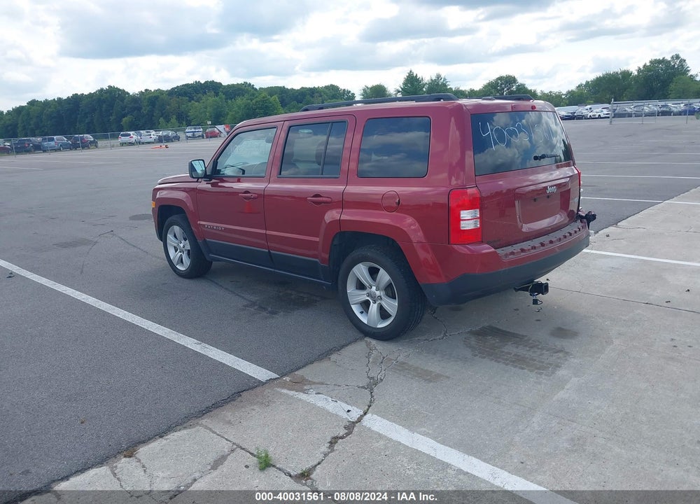 2017 JEEP PATRIOT LATITUDE FWD VIN: 1C4NJPFA7HD116344