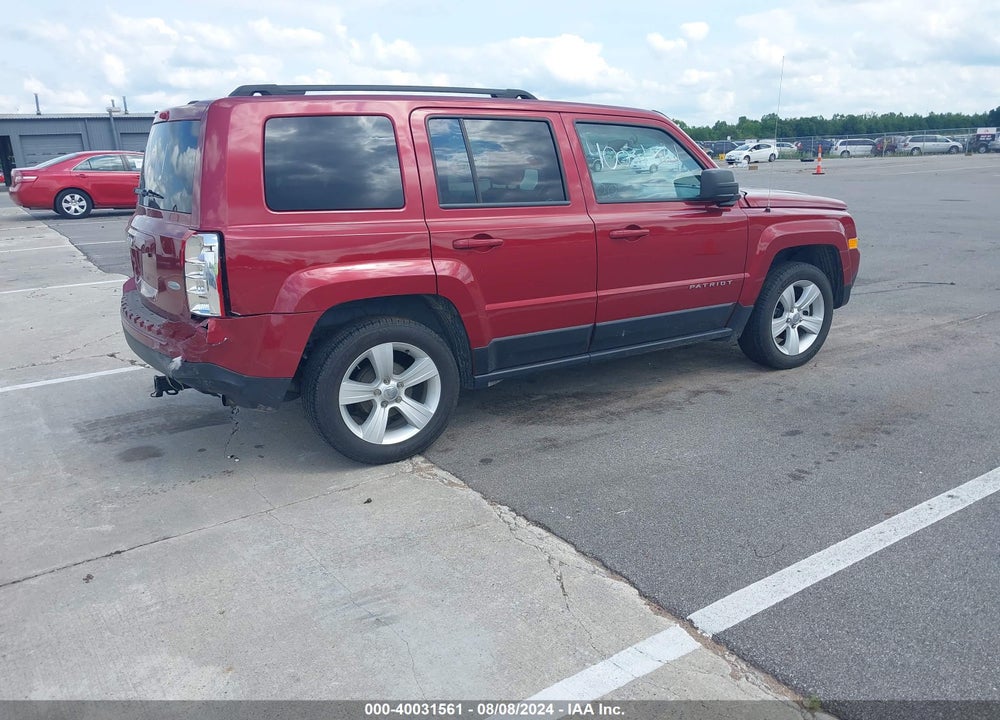 2017 JEEP PATRIOT LATITUDE FWD VIN: 1C4NJPFA7HD116344