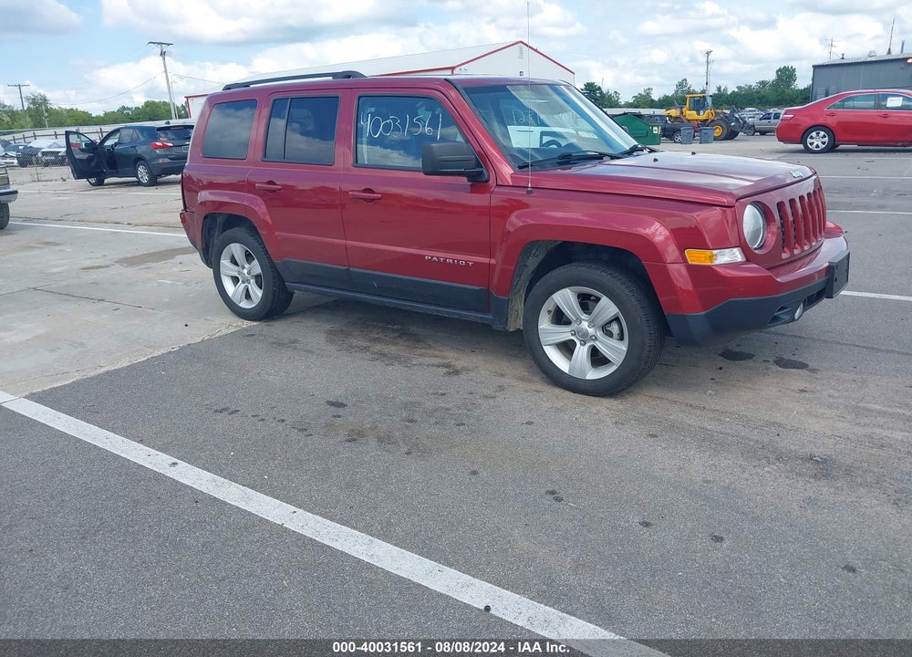 2017 JEEP PATRIOT LATITUDE FWD VIN: 1C4NJPFA7HD116344