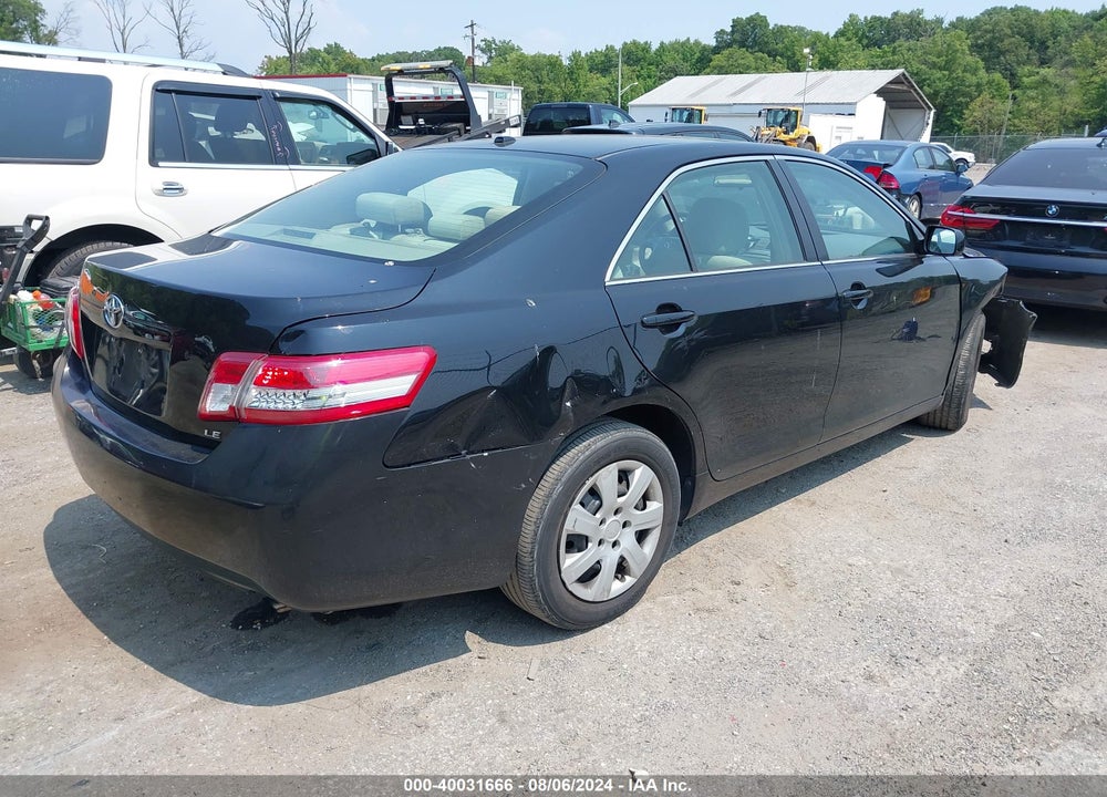 2011 TOYOTA CAMRY LE VIN: 4T1BF3EK8BU673144