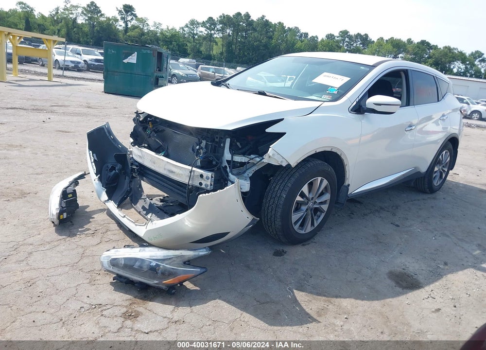 2018 NISSAN MURANO S VIN: 5N1AZ2MH3JN181164