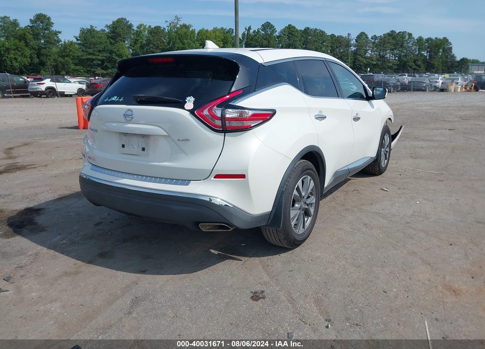 2018 NISSAN MURANO S VIN: 5N1AZ2MH3JN181164