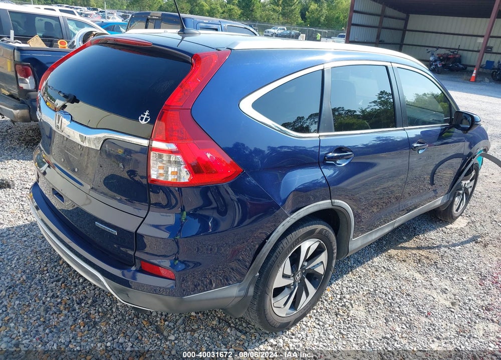 2016 HONDA CR-V TOURING VIN: 5J6RM3H93GL005664