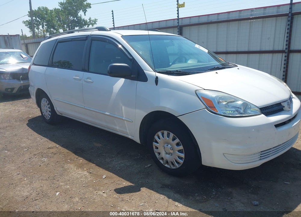 2005 TOYOTA SIENNA LE VIN: 5TDZA23C65S351246