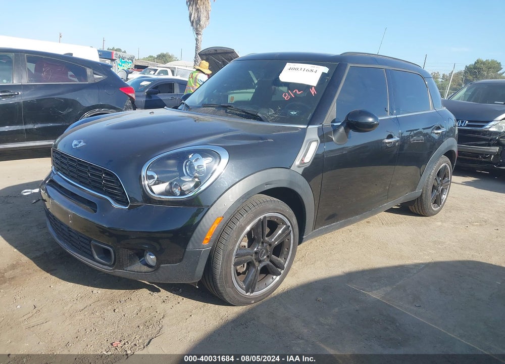 2012 MINI COOPER S COUNTRYMAN VIN: WMWZC3C52CWL86880