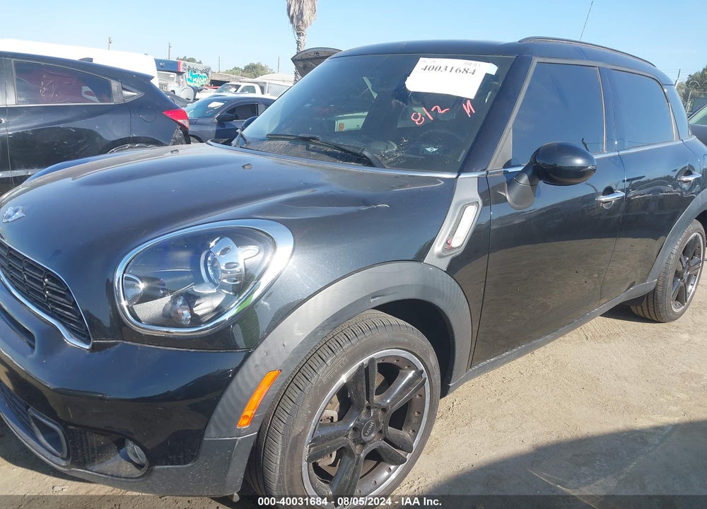 2012 MINI COOPER S COUNTRYMAN VIN: WMWZC3C52CWL86880