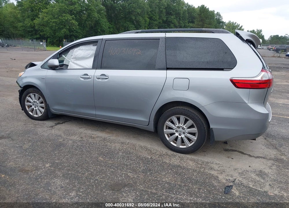 2017 TOYOTA SIENNA LE 7 PASSENGER VIN: 5TDJZ3DC7HS163530