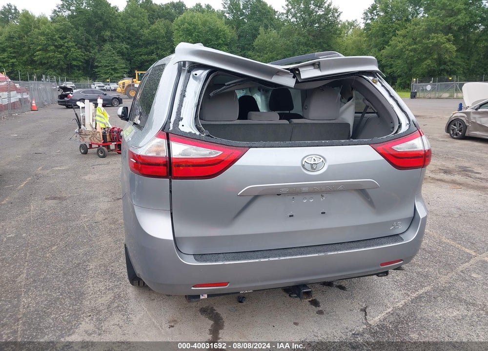 2017 TOYOTA SIENNA LE 7 PASSENGER VIN: 5TDJZ3DC7HS163530