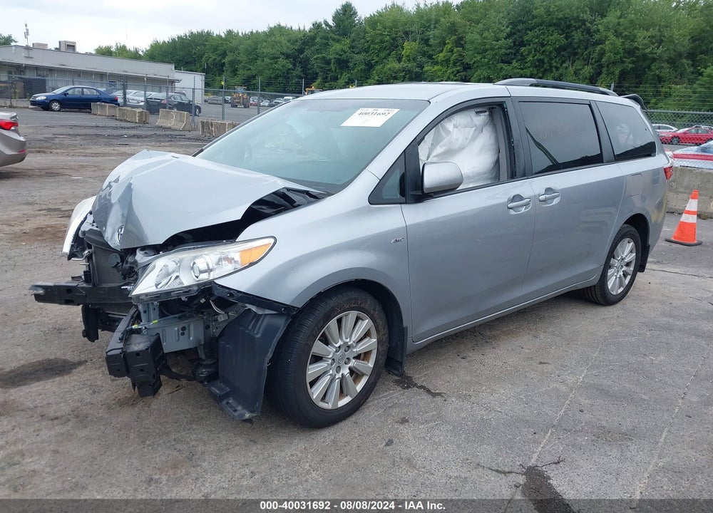 2017 TOYOTA SIENNA LE 7 PASSENGER VIN: 5TDJZ3DC7HS163530