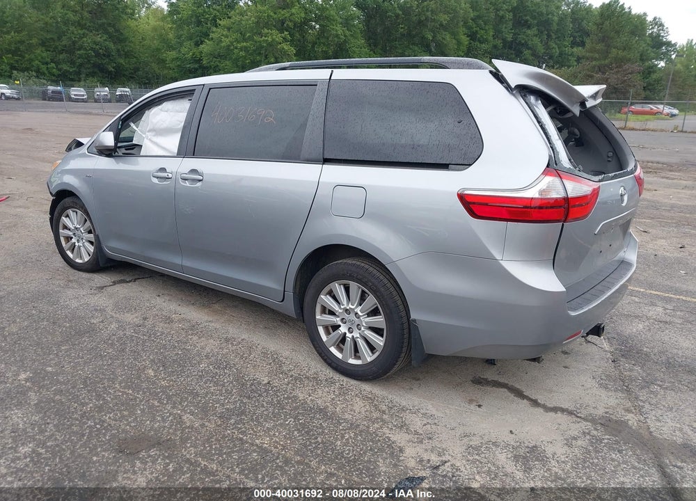 2017 TOYOTA SIENNA LE 7 PASSENGER VIN: 5TDJZ3DC7HS163530