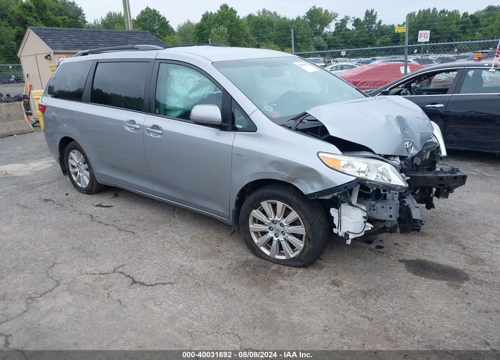 2017 TOYOTA SIENNA LE 7 PASSENGER VIN: 5TDJZ3DC7HS163530