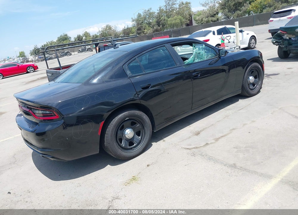 2020 DODGE CHARGER POLICE RWD VIN: 2C3CDXAG4LH101102